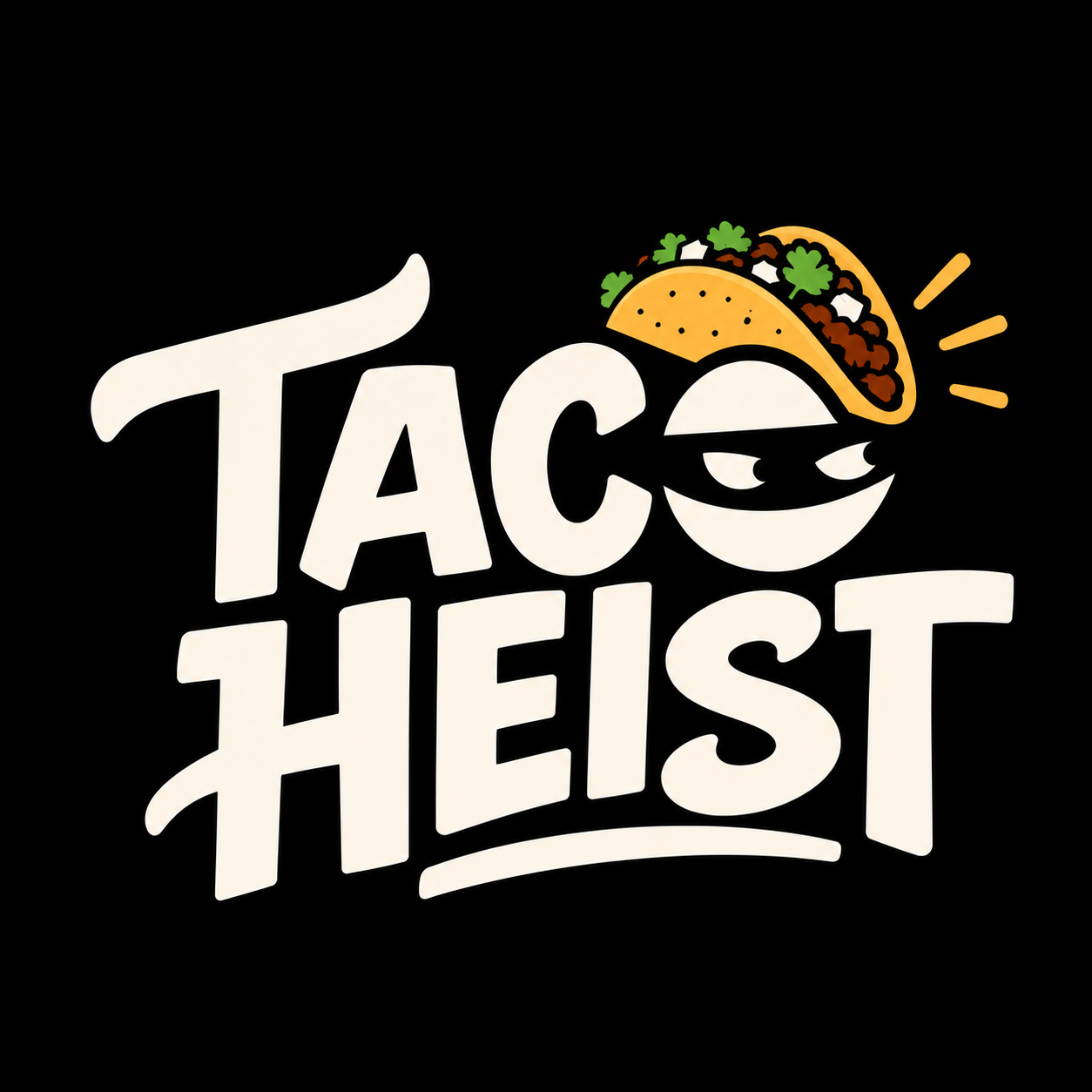 Taco Heist Shield Logo